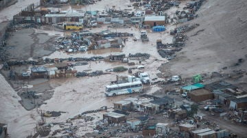 Imagen de las inundaciones en Chile
