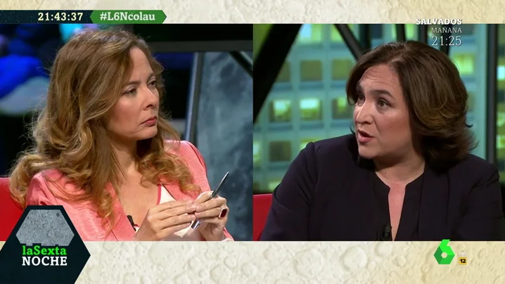 Ada Colau: "Aznar dialogó con ETA, ¿ahora no se puede dialogar con independentistas que no han matado a nadie?"