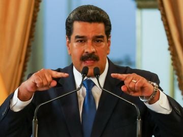 Nicolás Maduro durante una rueda de prensa Nicolás Maduro durante una rueda de prensa