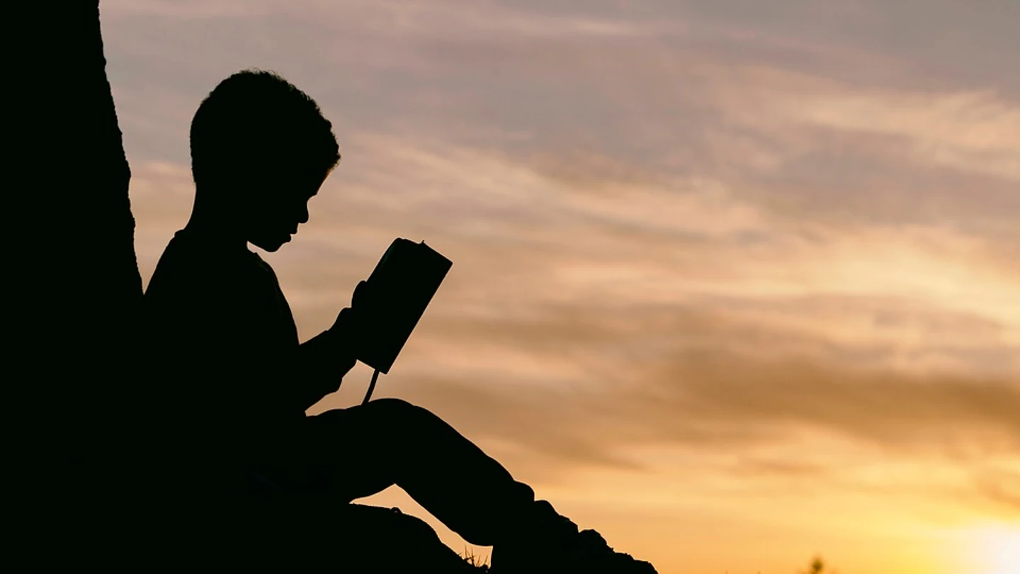 Niño leyendo un libro Niño leyendo un libro