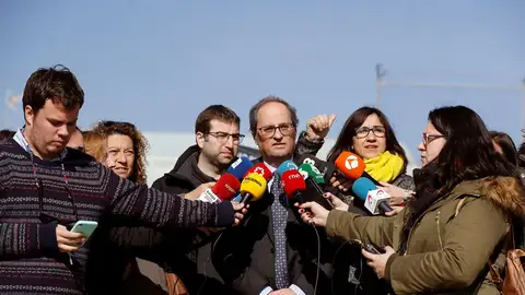 Quim Torra ante los medios Quim Torra ante los medios