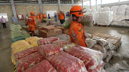 Imagen de la ayuda humanitaria para Venezuela Imagen de la ayuda humanitaria para Venezuela