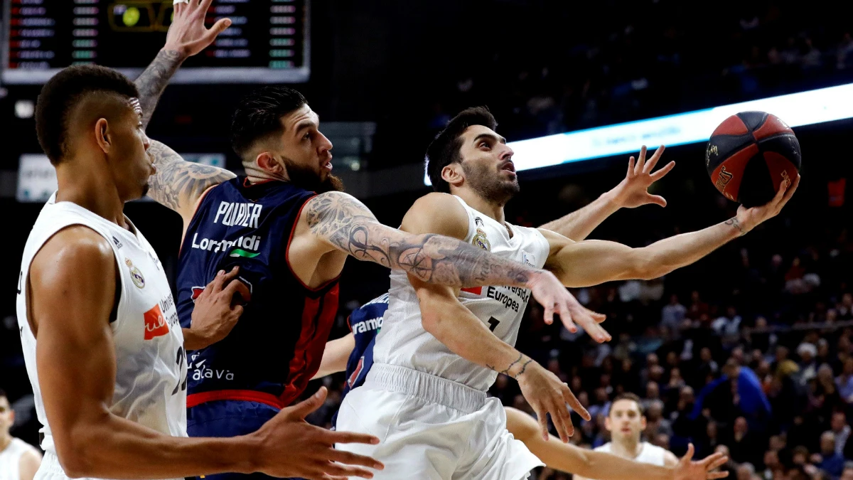 Campazzo, ante Poirier