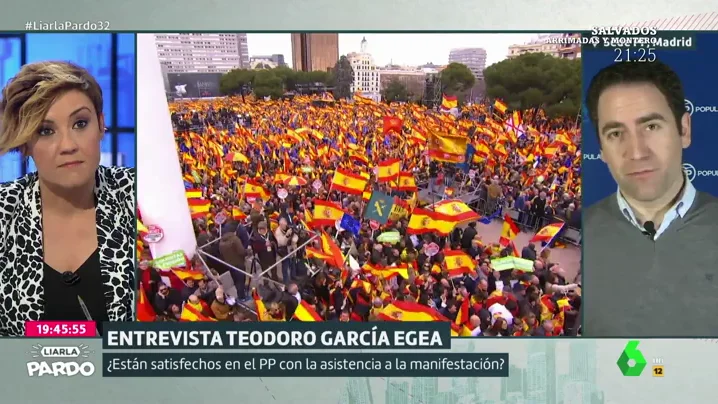 Teodoro García Egea, en Liarla Pardo