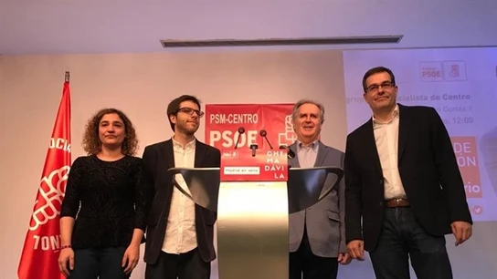 Chema Dávila presenta su candidatura al Ayuntamiento de Madrid por el PSOE Chema Dávila presenta su candidatura al Ayuntamiento de Madrid por el PSOE