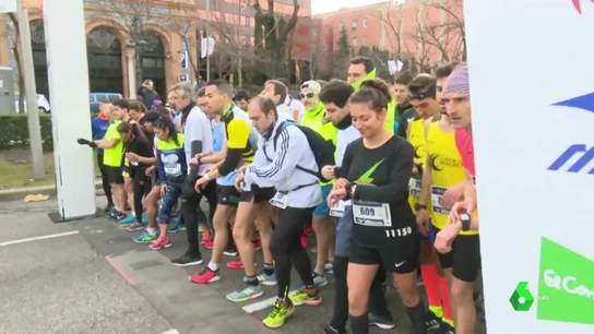 Carrera solidaria en Madrid por los huérfanos de la violencia machista Carrera solidaria en Madrid por los huérfanos de la violencia machista
