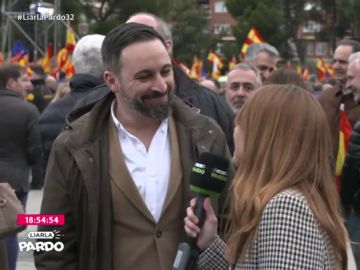 Santiago Abascal en la manifestación de Colón Santiago Abascal en la manifestación de Colón