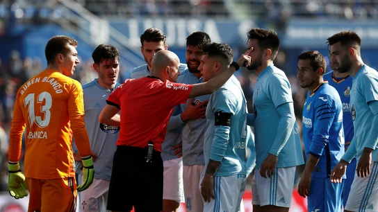 El Celta protesta una acción al colegiado El Celta protesta una acción al colegiado