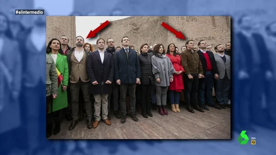 Santiago Abascal y Albert Rivera, juntos en la misma foto Santiago Abascal y Albert Rivera, juntos en la misma foto