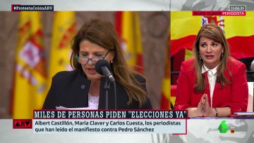 María Claver insiste en la veracidad del manifiesto contra Pedro Sánchez: "Yo hubiera escrito lo mismo"