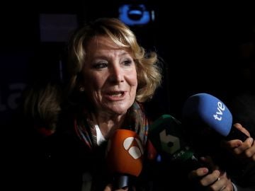 La expresidenta de la Comunidad de Madrid, Esperanza Aguirre. La expresidenta de la Comunidad de Madrid, Esperanza Aguirre.