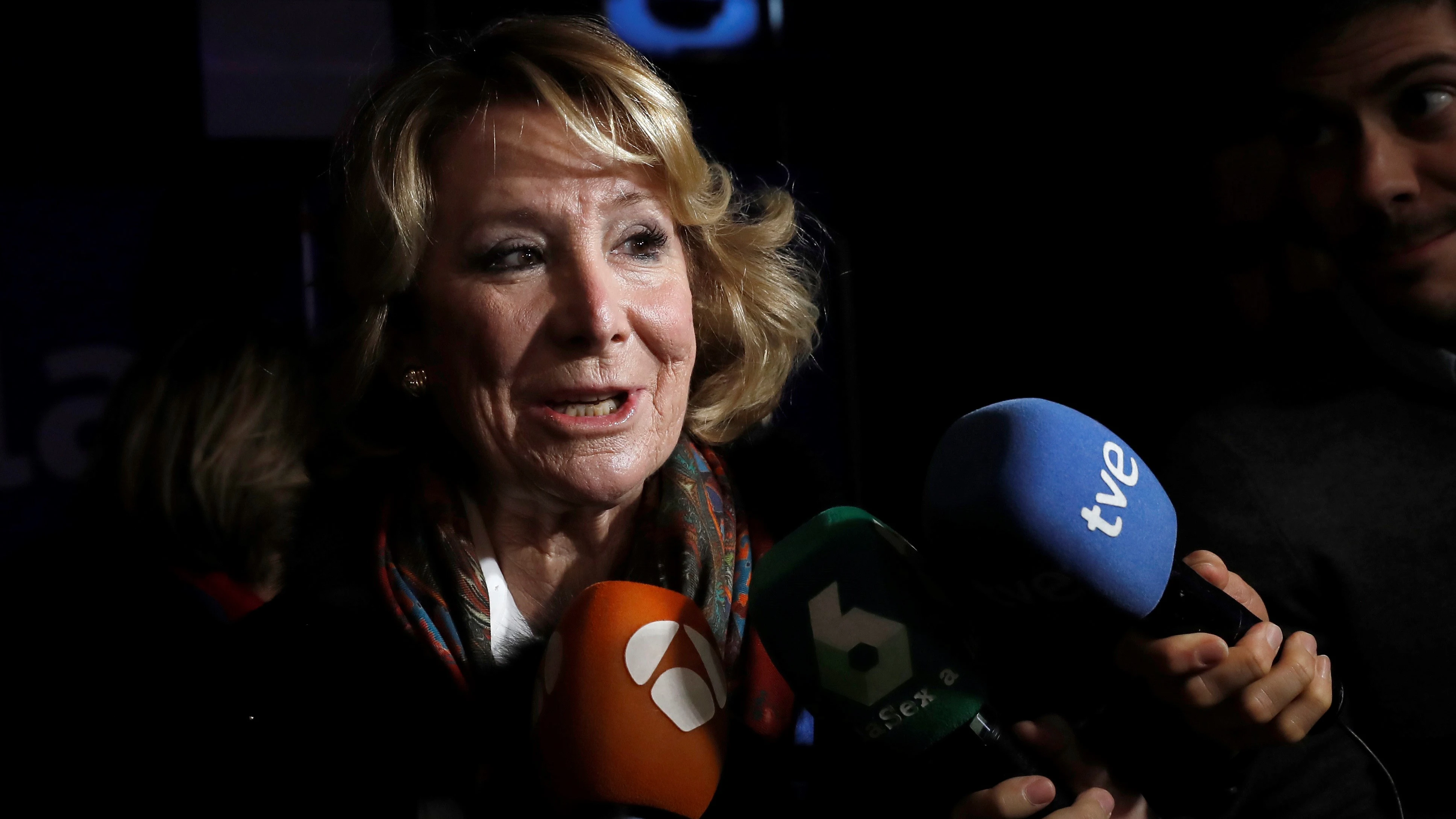 La expresidenta de la Comunidad de Madrid, Esperanza Aguirre.