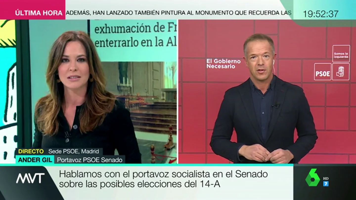Ander Gil, sobre los Presupuestos:"Si las derechas y los independentistas se ponen de acuerdo, lógicamente habría un adelanto electoral" Ander Gil, sobre los Presupuestos:"Si las derechas y los independentistas se ponen de acuerdo, lógicamente habría un adelanto electoral"