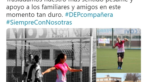 La Rambla Femenino muestra su pésame por la muerte de Raquel Delgado