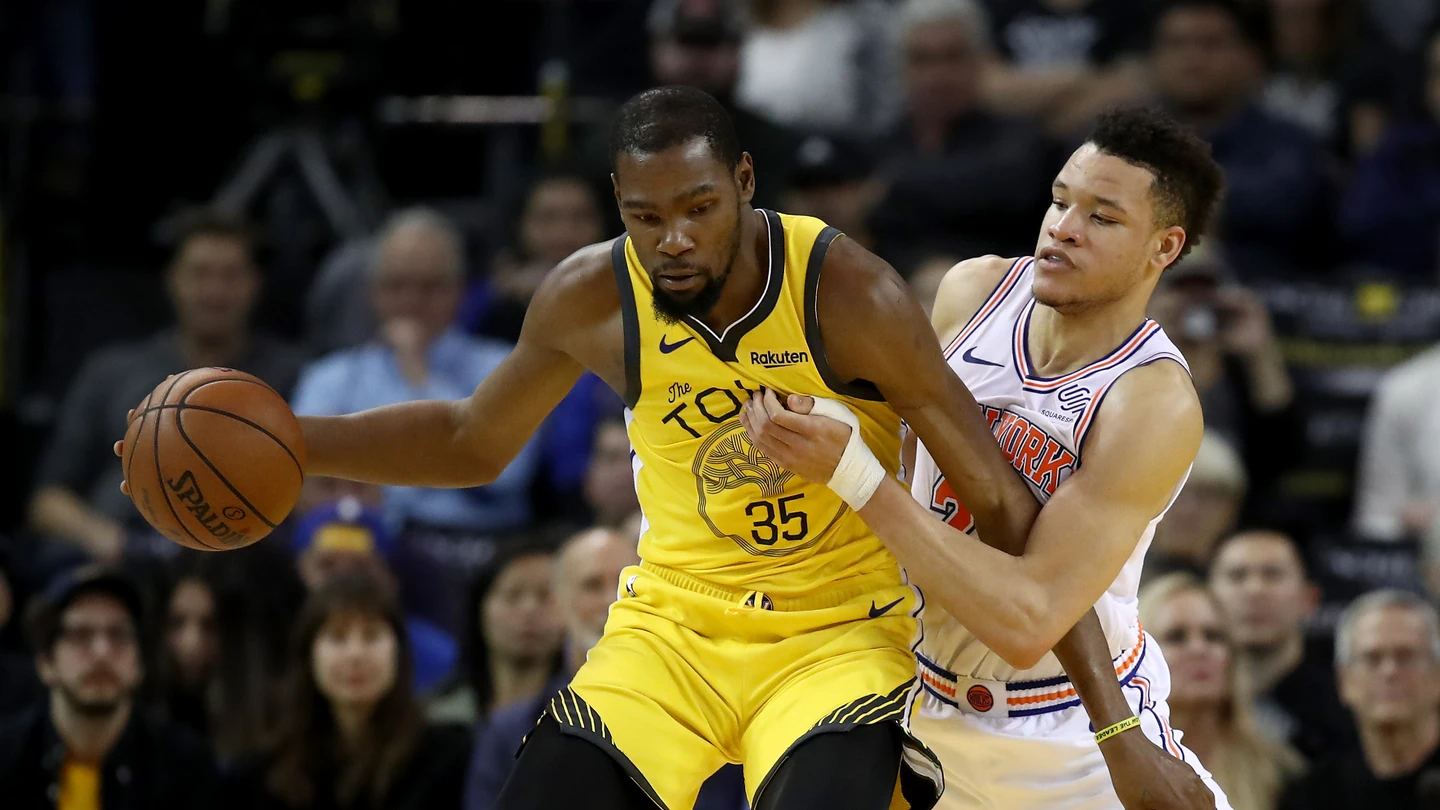 Kevin Durant, en un partido ante los Knicks Kevin Durant, en un partido ante los Knicks