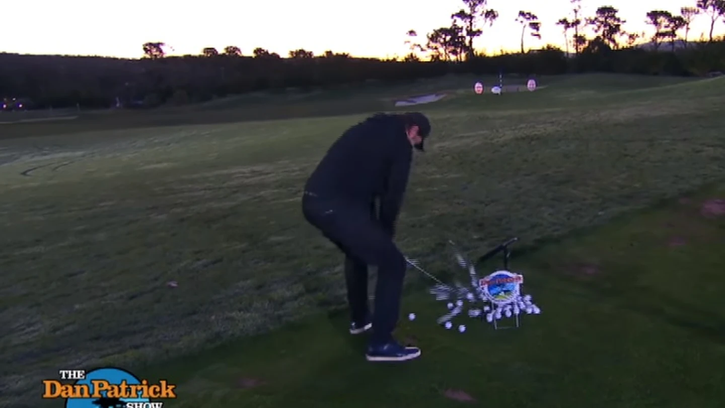 Nick Faldo y su imitación de Sergio García Nick Faldo y su imitación de Sergio García