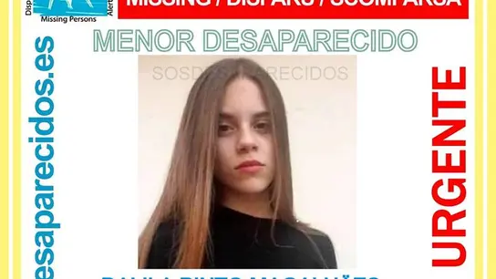 Dalila Pinto, la menor de 13 años desaparecida Dalila Pinto, la menor de 13 años desaparecida