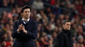 Solari y Valverde en El Clásico de Copa del Rey