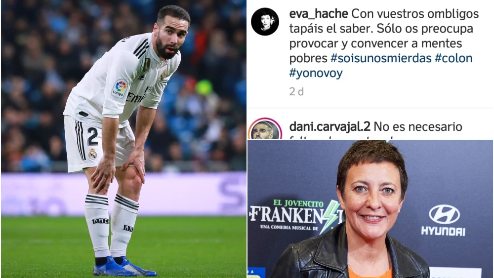 Dani Carvajal contesta a Eva Hache tras su mensaje a los manifestantes en Colón