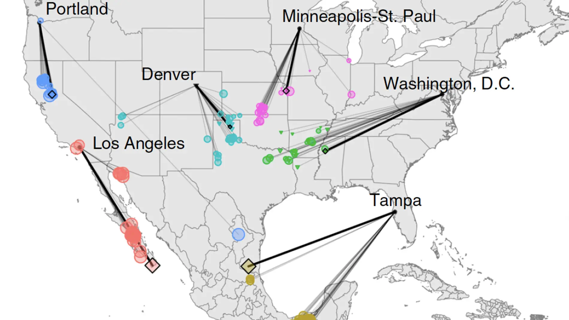 Un mapa interactivo muestra como sera el clima en norteamerica dentro de 60 anos