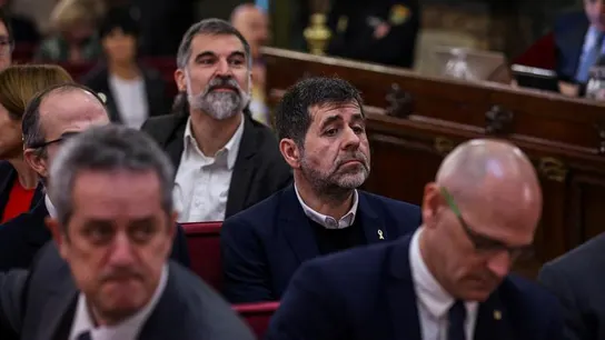 Jordi Sánchez luce el lazo amarillo en el juicio del procés Jordi Sánchez luce el lazo amarillo en el juicio del procés