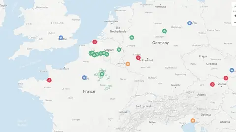 Francia, Alemania y Benelux Francia, Alemania y Benelux
