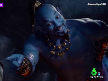La la sorprendente transformación de Will Smith en el genio de Aladdín La la sorprendente transformación de Will Smith en el genio de Aladdín