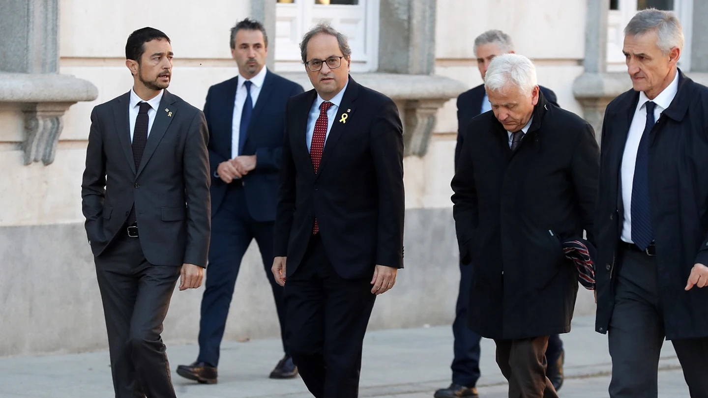 Quim Torra a su llegada al Tribunal Supremo Quim Torra a su llegada al Tribunal Supremo
