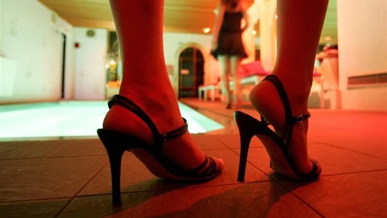 Imagen de archivo de una mujer ejerciendo la prostitución Imagen de archivo de una mujer ejerciendo la prostitución