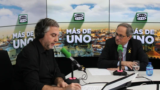 Carlos Alsina entrevista a Quim Torra en Más de uno Carlos Alsina entrevista a Quim Torra en Más de uno