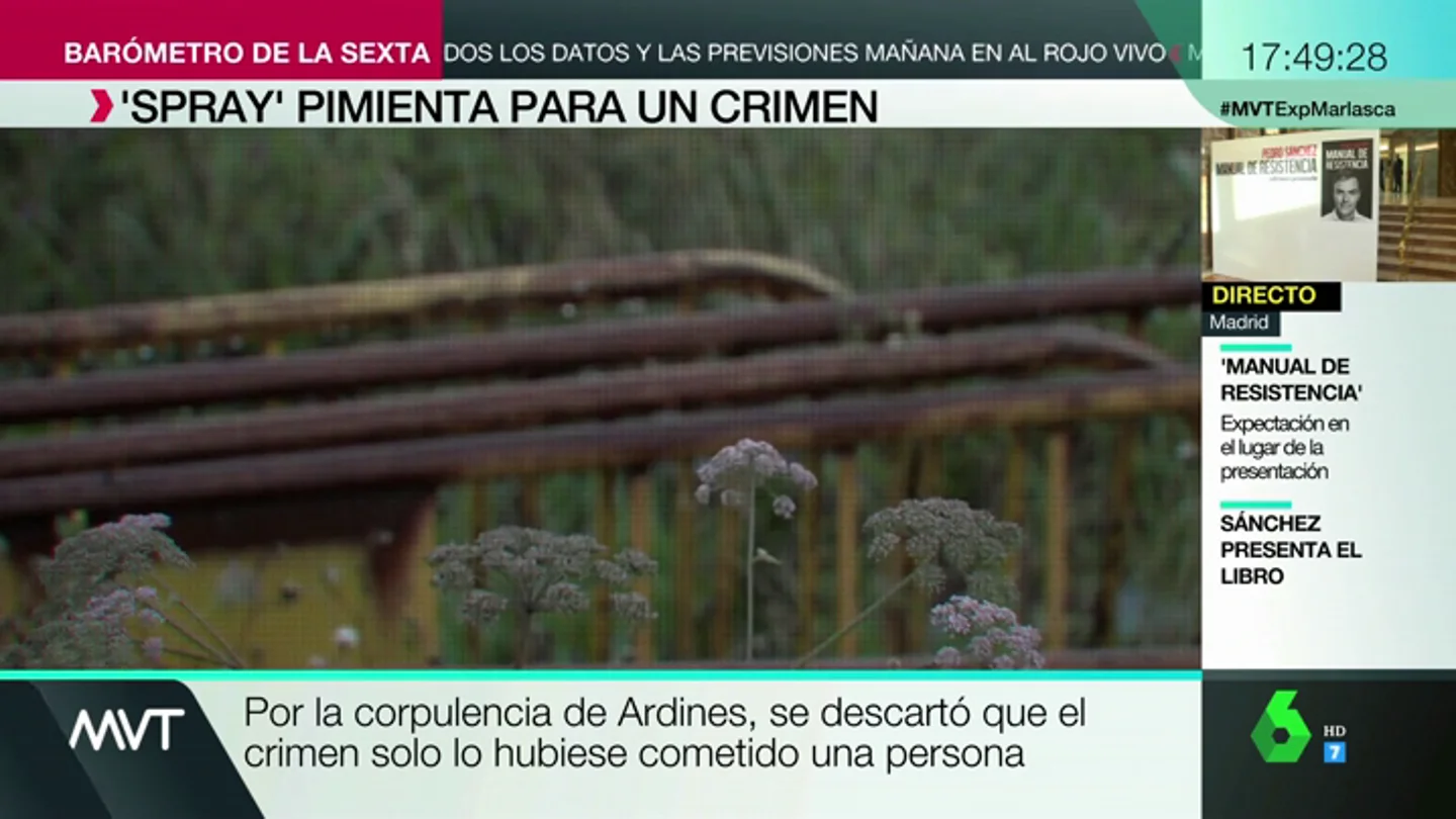 La Guardia Civil halló spray pimienta en las vallas con las que le tendieron la trampa a Javier Ardines La Guardia Civil halló spray pimienta en las vallas con las que le tendieron la trampa a Javier Ardines