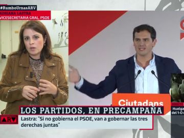 Adriana Lastra y Albert Rivera Adriana Lastra y Albert Rivera