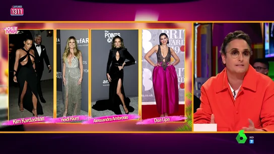 Kim Kardashian, Dua Lipa, Heidi Klum... Josie analiza los escotes de la temporada: "Ella no tiene ni que estar en la lista porque ese pelo es un horror" Kim Kardashian, Dua Lipa, Heidi Klum... Josie analiza los escotes de la temporada: "Ella no tiene ni que estar en la lista porque ese pelo es un horror"