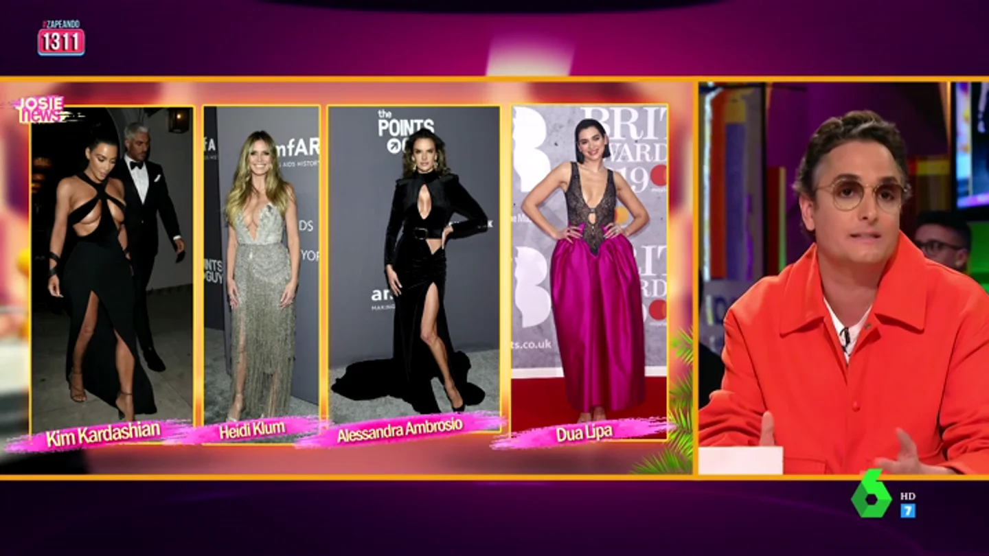 Kim Kardashian, Dua Lipa, Heidi Klum... Josie analiza los escotes de la temporada: "Ella no tiene ni que estar en la lista porque ese pelo es un horror" Kim Kardashian, Dua Lipa, Heidi Klum... Josie analiza los escotes de la temporada: "Ella no tiene ni que estar en la lista porque ese pelo es un horror"