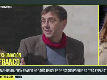 Juan Carlos Monedero: "La existencia de Franco convierte el Valle en un mausoleo pagado por las víctimas a su victimario" Juan Carlos Monedero: "La existencia de Franco convierte el Valle en un mausoleo pagado por las víctimas a su victimario"