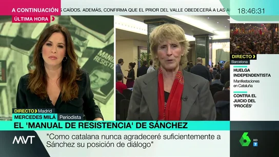 Mercedes Milá: "No me hables de Franco que se me revuelve el estómoago" Mercedes Milá: "No me hables de Franco que se me revuelve el estómoago"