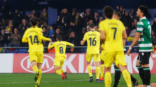 Fornals celebra su gol ante el Sporting Fornals celebra su gol ante el Sporting