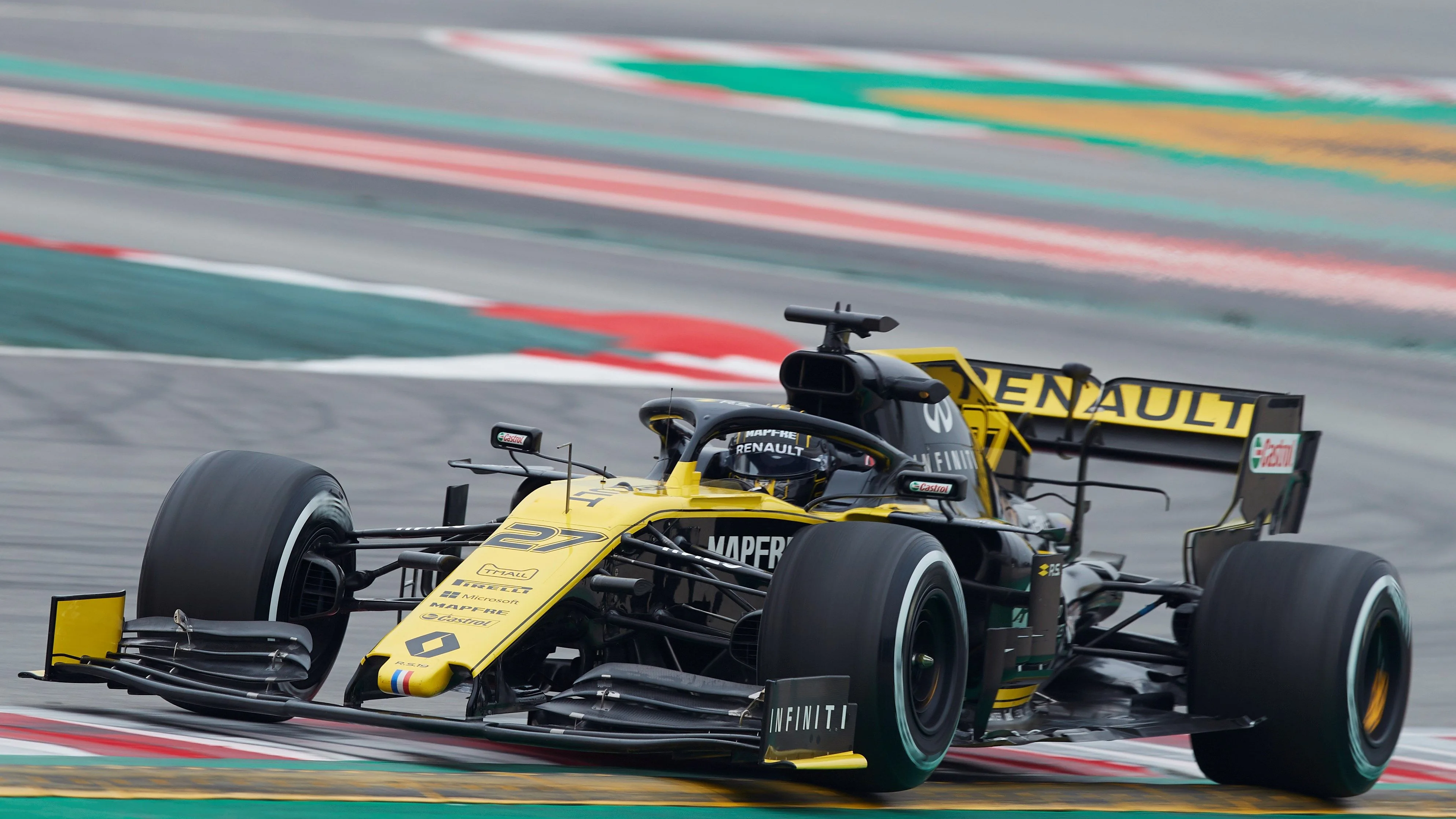 Nico Hulkenberg, a los mandos del Renault