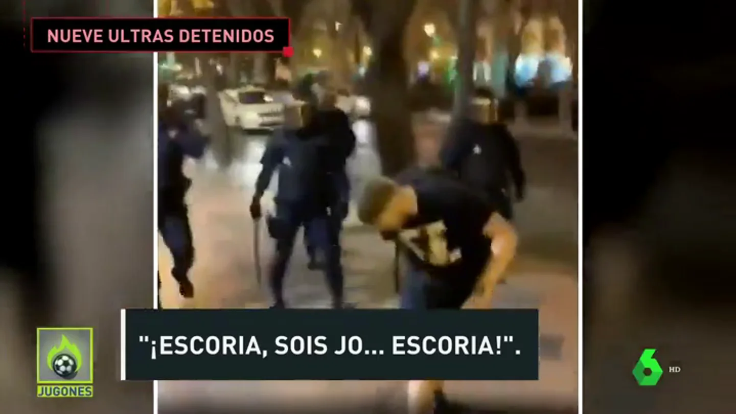 Detenidos en Valencia seis aficionados del Celtic tras agredir a varios agentes Detenidos en Valencia seis aficionados del Celtic tras agredir a varios agentes