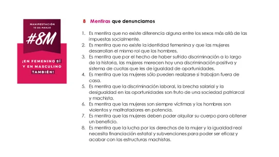 Imagen difundida por Women of the World Imagen difundida por Women of the World