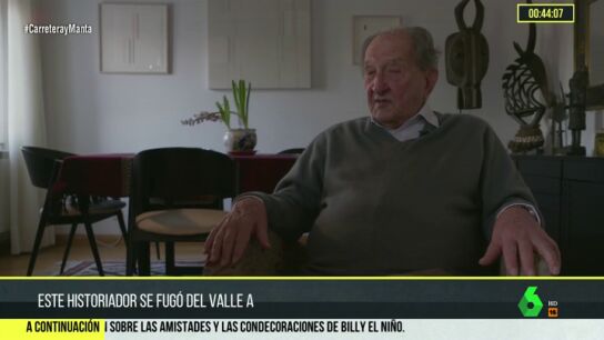 Nicol&aacute;s S&aacute;nchez Albornoz logr&oacute; huir del Valle de los Ca&iacute;dos