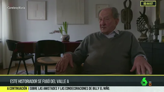 Nicolás Sánchez Albornoz logró huir del Valle de los Caídos Nicolás Sánchez Albornoz logró huir del Valle de los Caídos