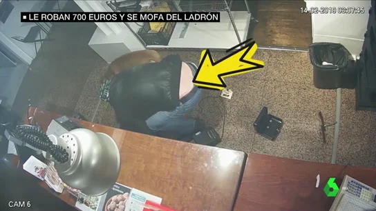 El vídeo del robo surrealista a una pastelería en Barcelona El vídeo del robo surrealista a una pastelería en Barcelona