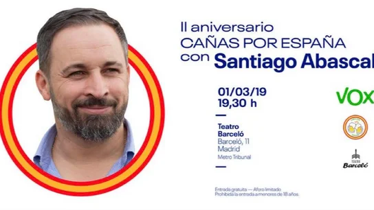 Cartel del evento 'Cañas por España' Cartel del evento 'Cañas por España'