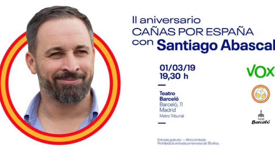 Cartel del evento 'Cañas por España'