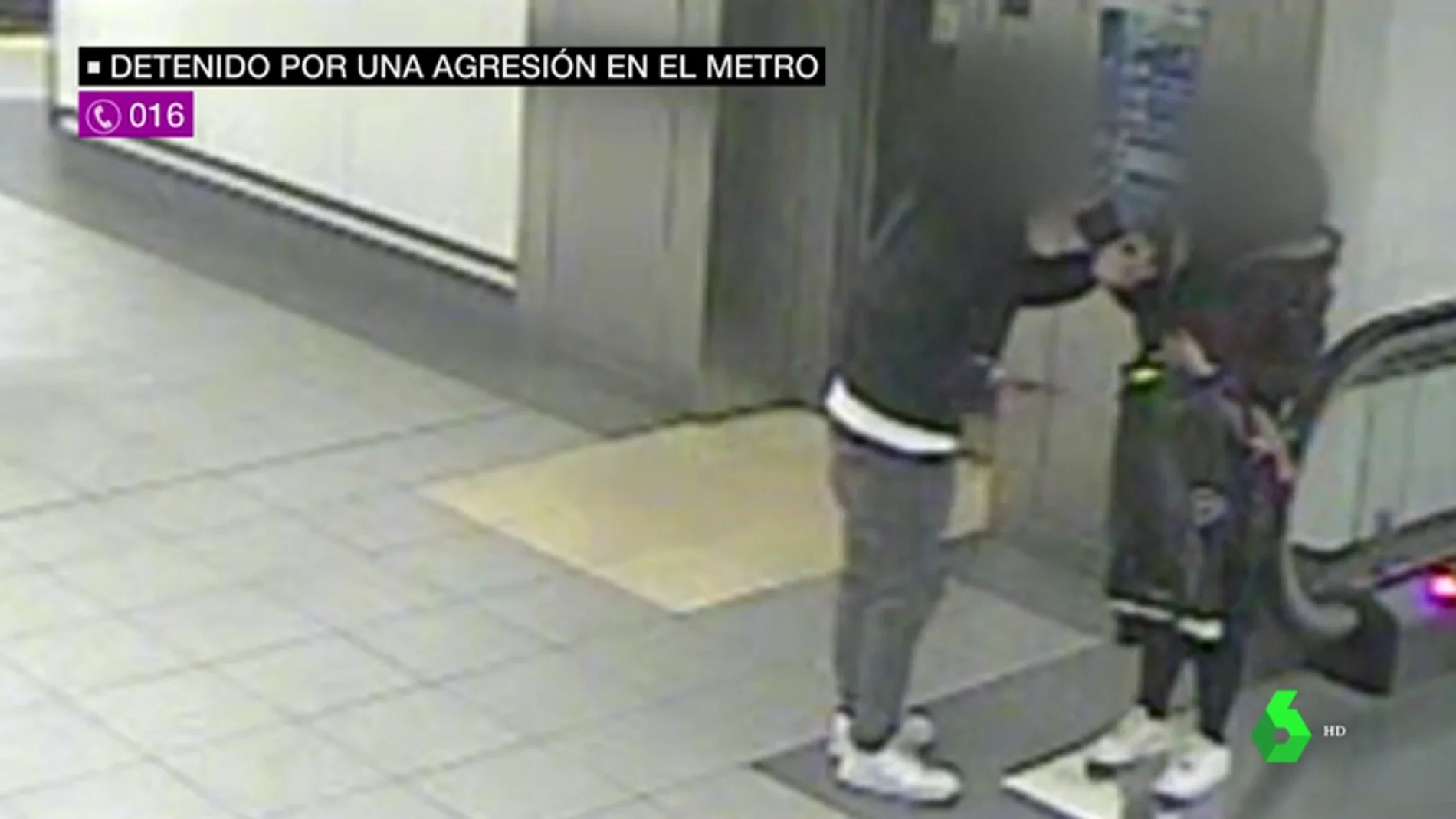 Detienen a un hombre por una terrible agresión machista gracias a una cámara del Metro de Madrid
