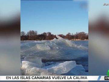 Este es el espectacular efecto de la corriente de un hielo que te dejará hipnotizado Este es el espectacular efecto de la corriente de un hielo que te dejará hipnotizado