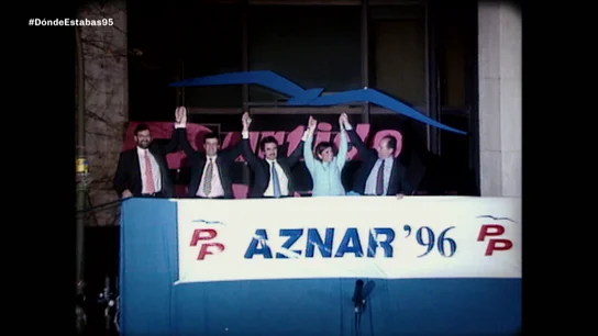 1996, el año de la llegada de Aznar a Moncloa  1996, el año de la llegada de Aznar a Moncloa