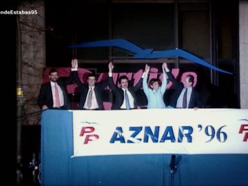 1996, el año de la llegada de Aznar a Moncloa 1996, el año de la llegada de Aznar a Moncloa