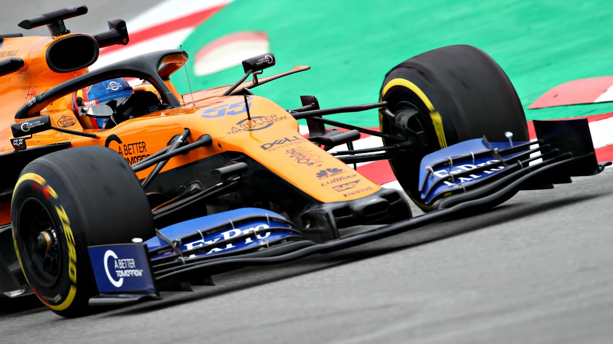 Carlos Sainz, en el McLaren